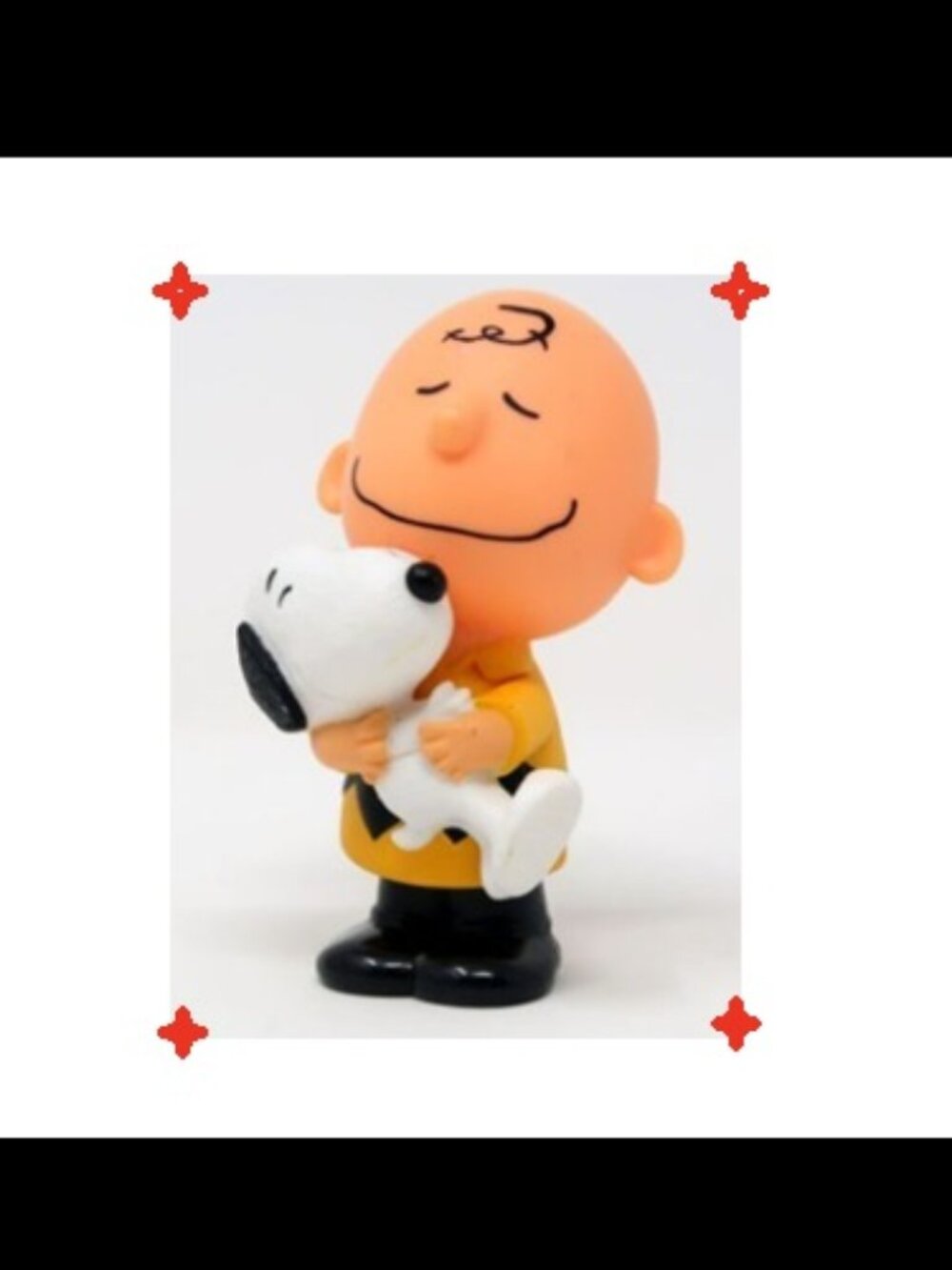 McDonald's x Peanuts Happy Meal Toy Charlie Brown and Snoopy Bobble, Circa 2015